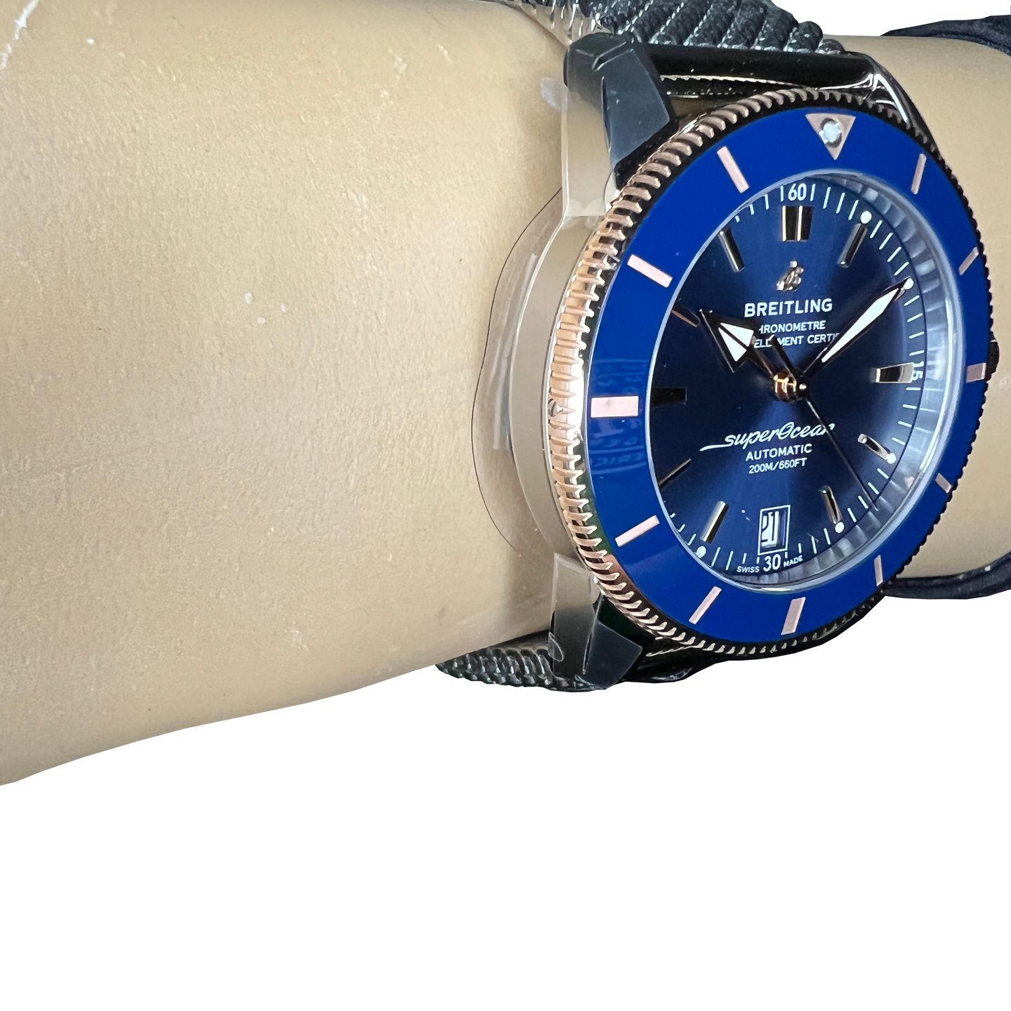 Breitling Superocean Heritage UB2010161C1A1 (2024) - Blauw wijzerplaat 42mm Staal (3/8)