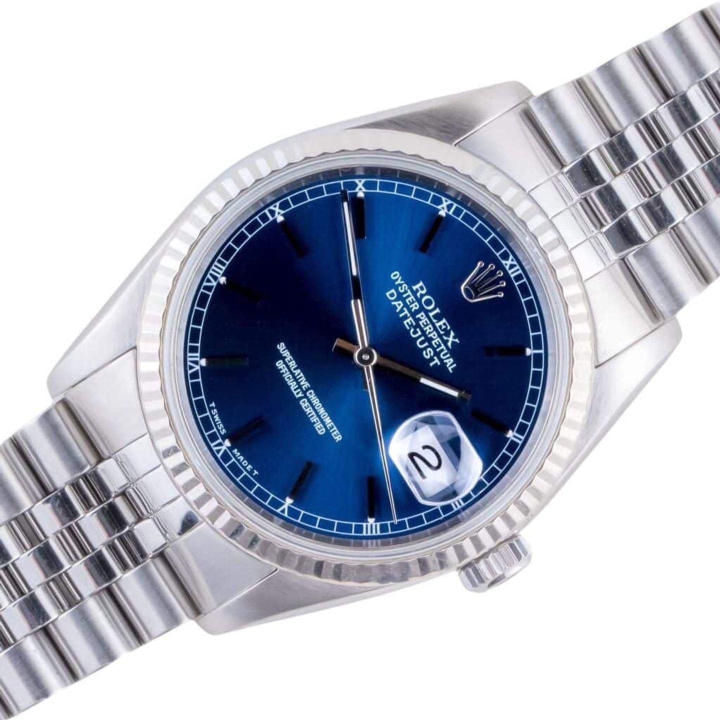Rolex Datejust 36 16234 (1994) - Blue dial 36 mm Steel case (1/1)