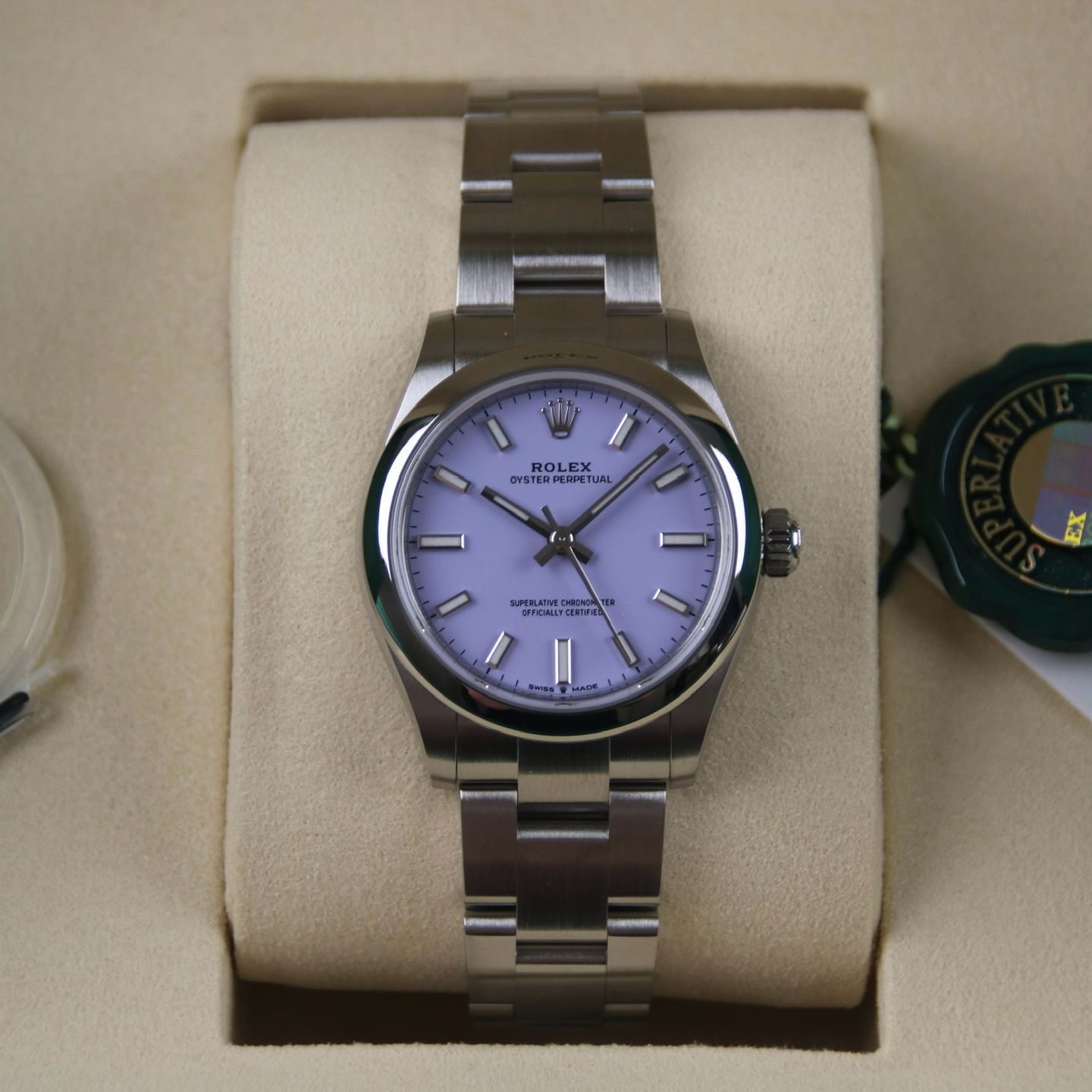 Rolex Oyster Perpetual 31 277200 (2025) - Purple dial 31 mm Steel case (1/6)