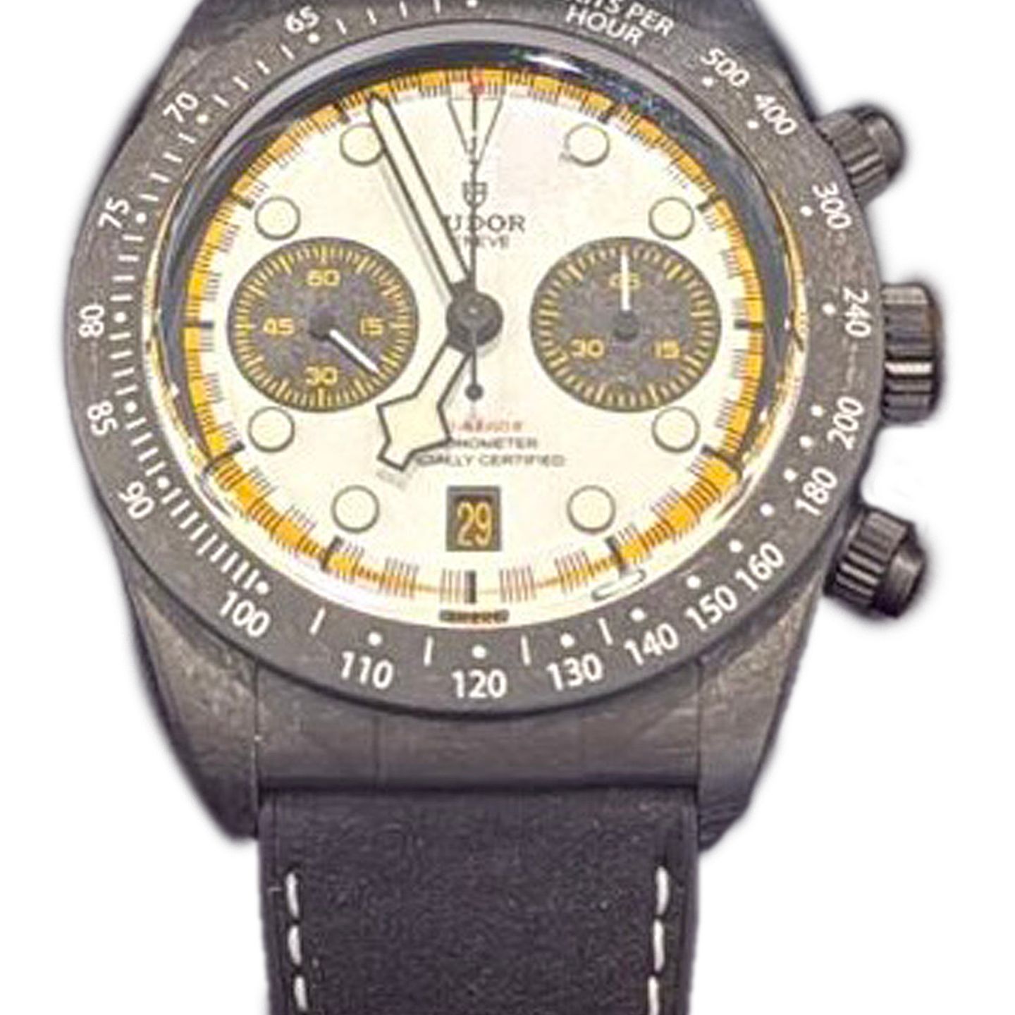Tudor Black Bay Chrono 79377KN (2026) - White dial 42 mm Carbon case (1/1)