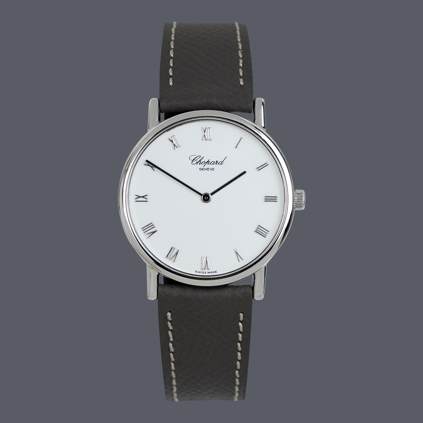 Chopard L.U.C 974-1 (Unknown (random serial)) - White dial 34 mm White Gold case (1/1)