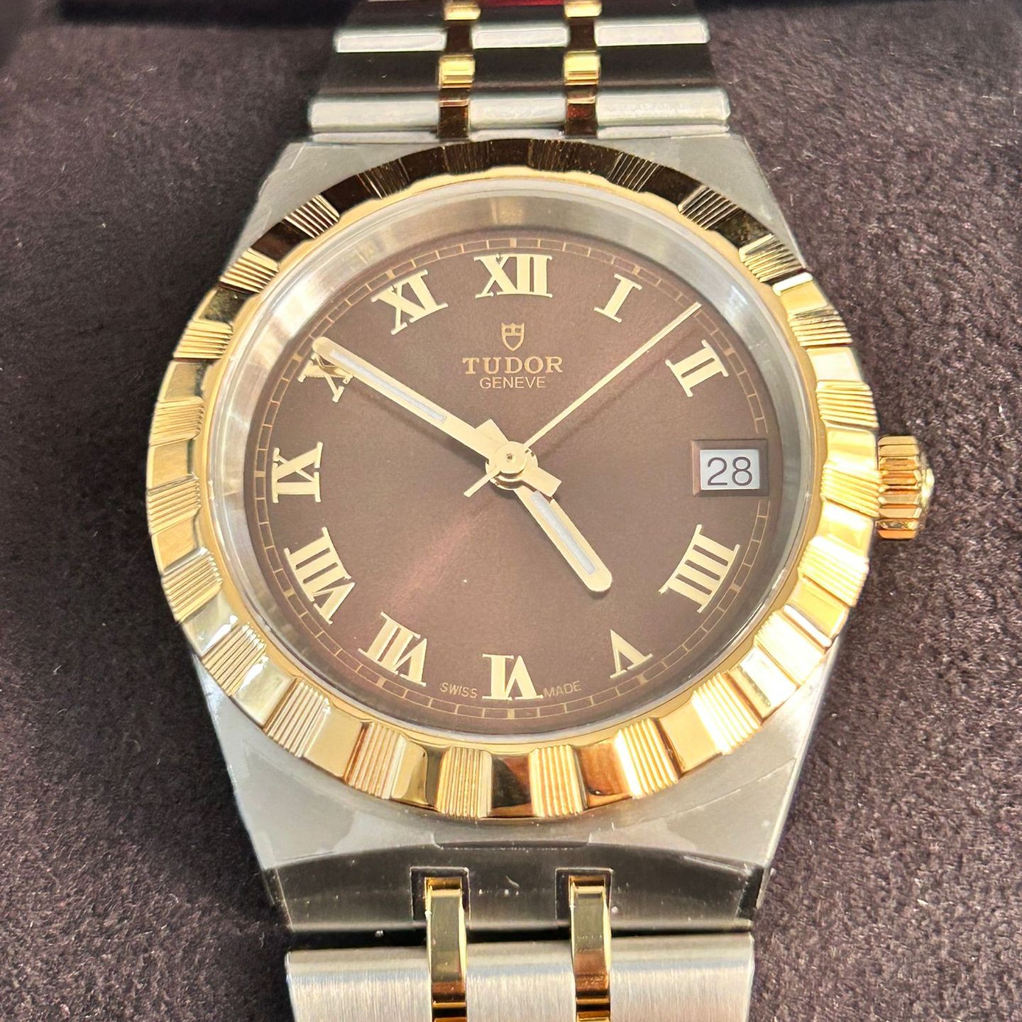 Tudor Royal 28403 (2025) - Brown dial 34 mm Steel case (2/8)