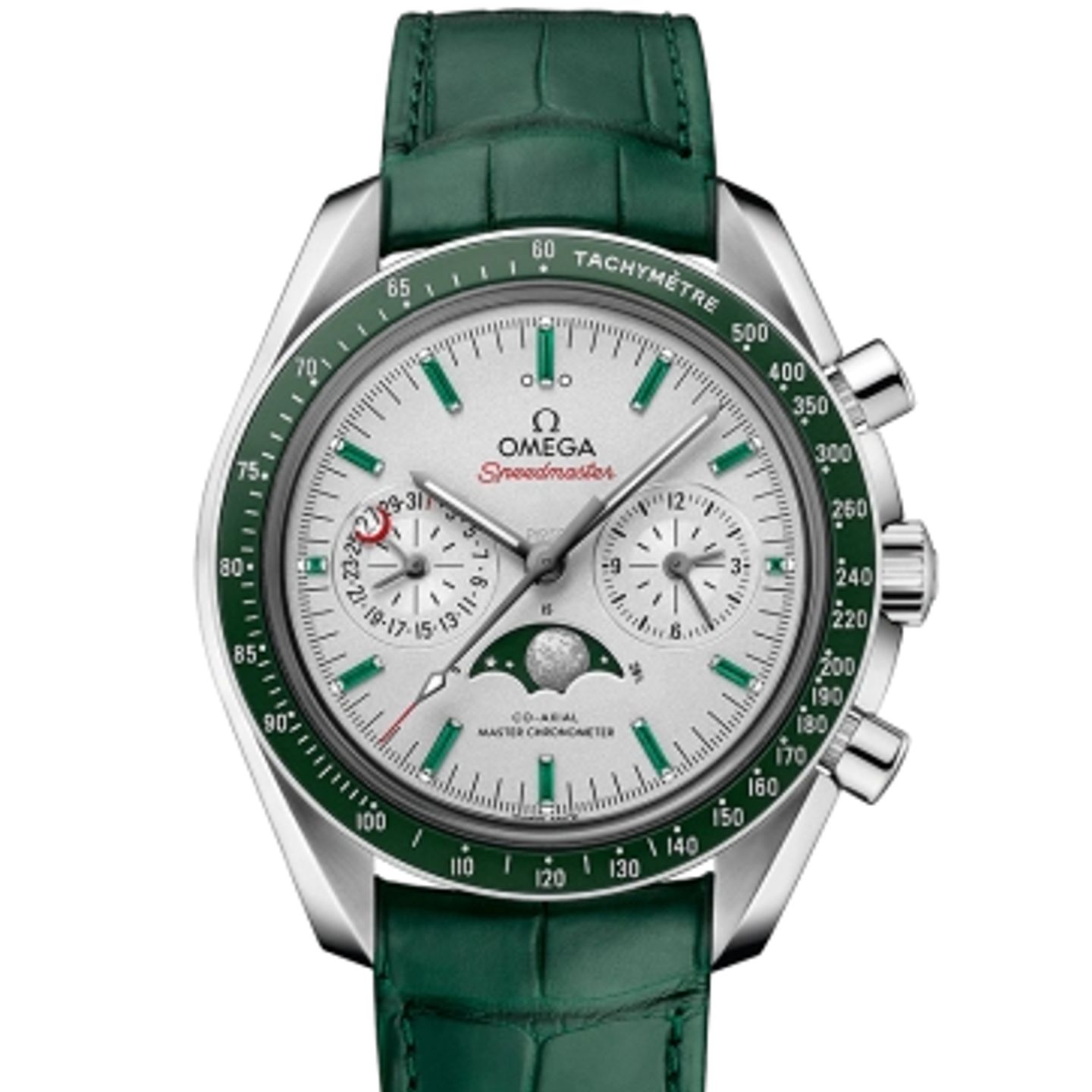 Omega Speedmaster Moonphase 304.93.44.52.99.003 (2025) - Grijs wijzerplaat 44mm Platina (1/1)