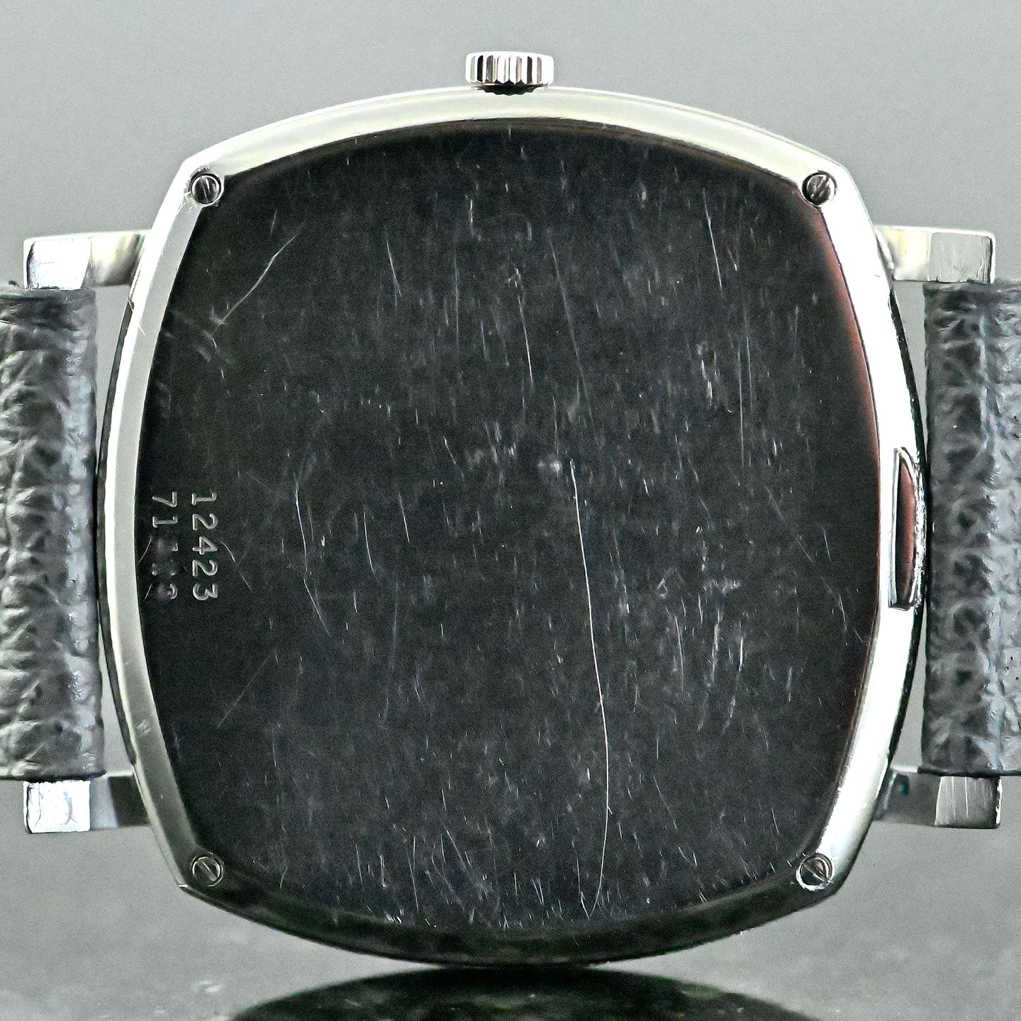 Piaget Vintage 12423 (1970) - Champagne wijzerplaat 32mm Witgoud (3/8)