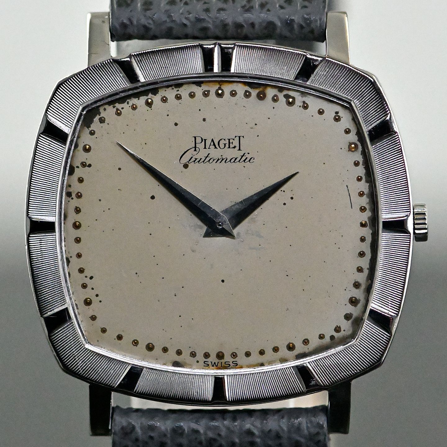 Piaget Vintage 12423 (1970) - Champagne wijzerplaat 32mm Witgoud (5/8)