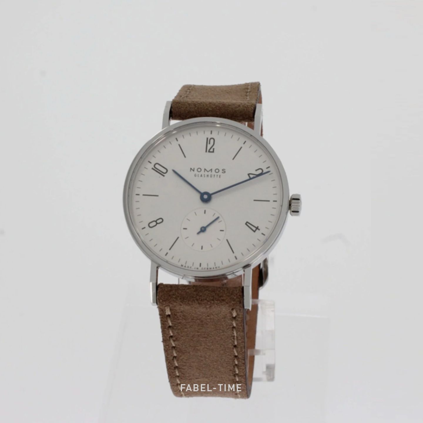 NOMOS Tangente 33 122 (2024) - Wit wijzerplaat 33mm Staal (1/1)