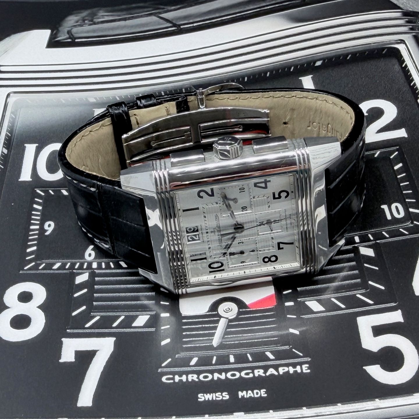 Jaeger-LeCoultre Reverso Squadra Chronograph GMT Q7018420 - (1/8)