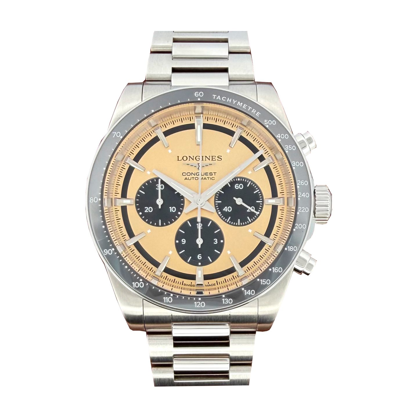 Longines Conquest L3.835.4.32.6 (2026) - Gold dial 42 mm Steel case (1/1)