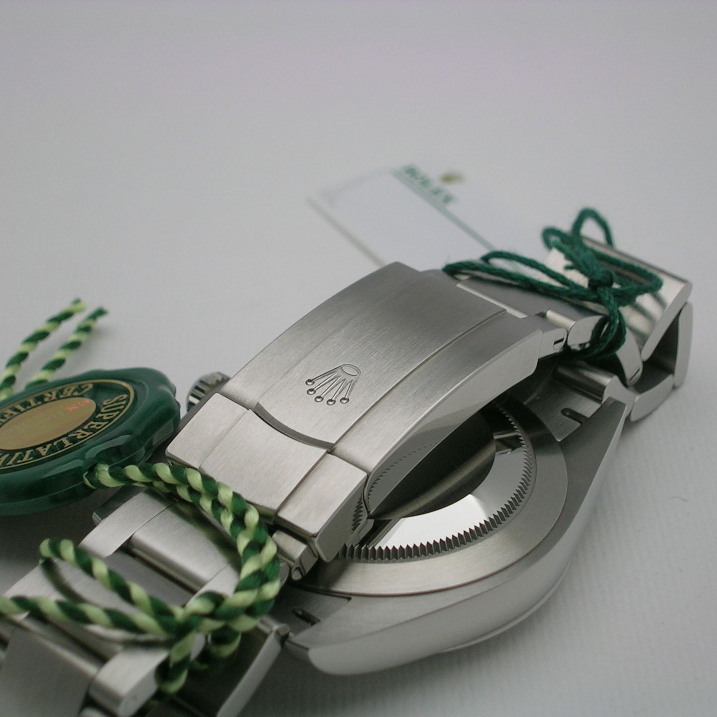 Rolex Oyster Perpetual 41 124300 (2025) - Groen wijzerplaat 41mm Staal (3/4)