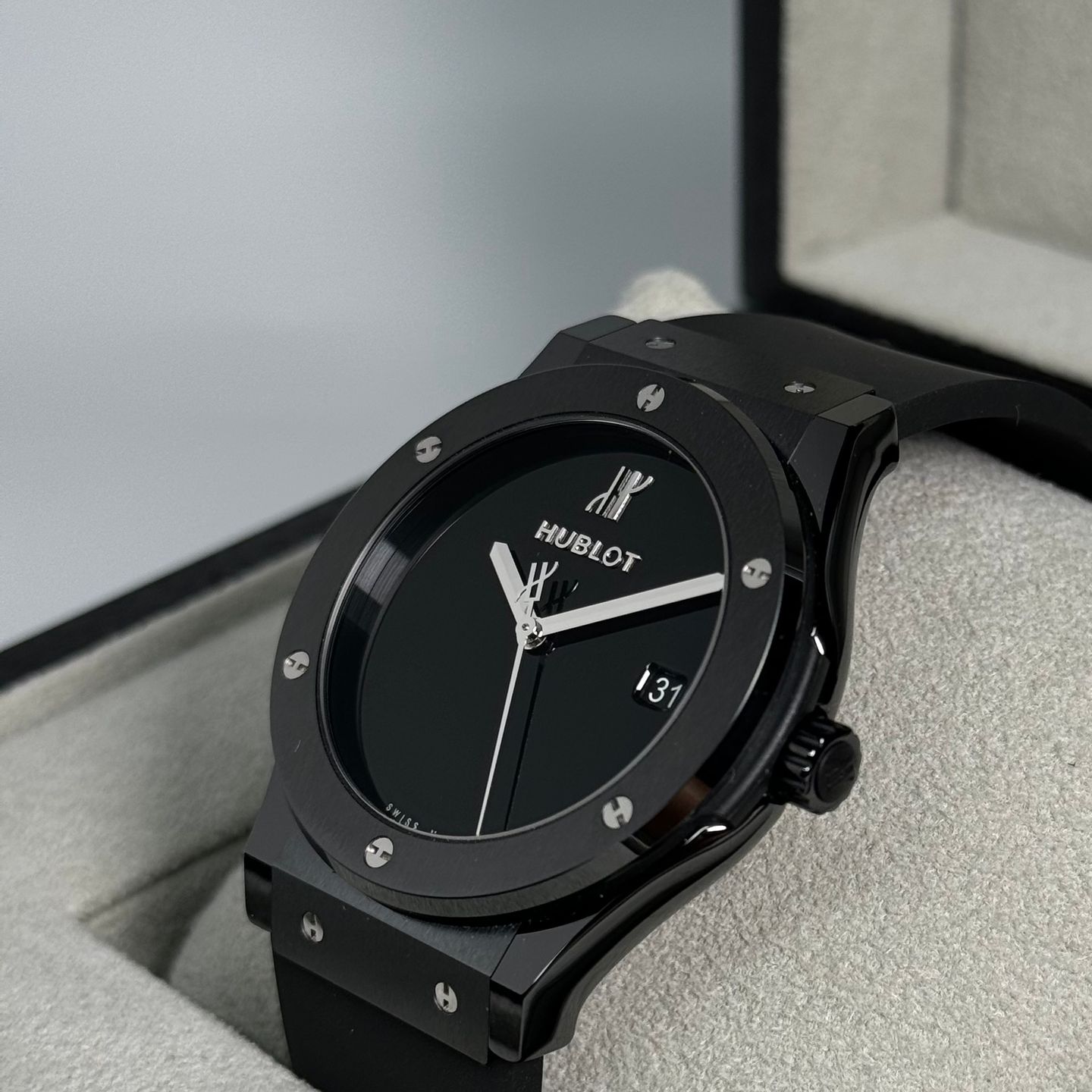 Hublot Classic Fusion 511.CX.1270.RX.MDM40 (2021) - Zwart wijzerplaat Onbekend Keramiek (8/8)