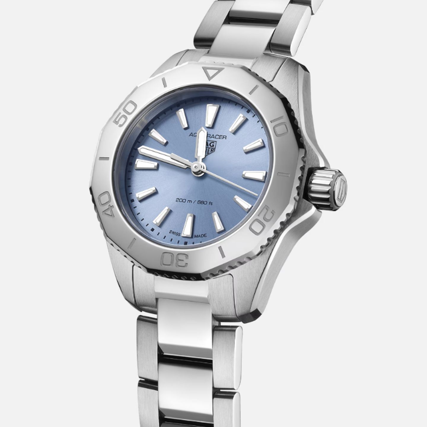 TAG Heuer Aquaracer Lady WBP1415.BA0622 (2024) - Blauw wijzerplaat 30mm Staal (1/1)