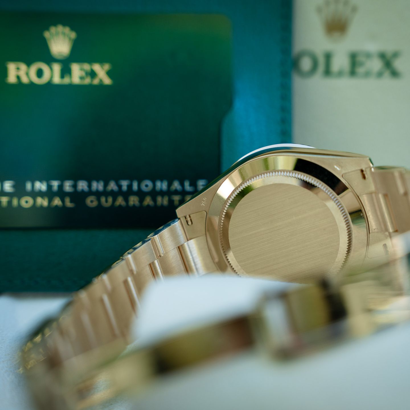 Rolex Daytona 116508 (2019) - Green dial 40 mm Yellow Gold case (8/8)