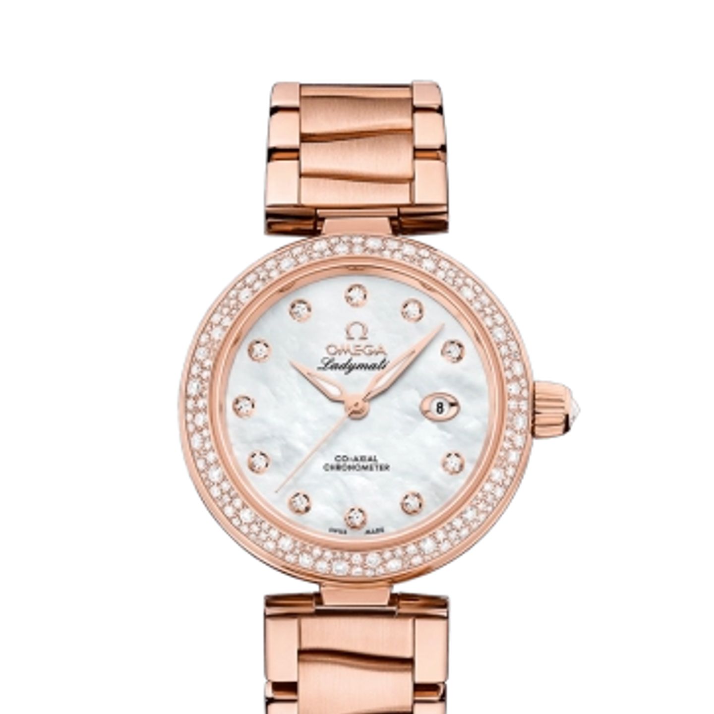Omega De Ville Ladymatic 425.65.34.20.55.010 (2023) - Pearl dial 34 mm Rose Gold case (1/1)
