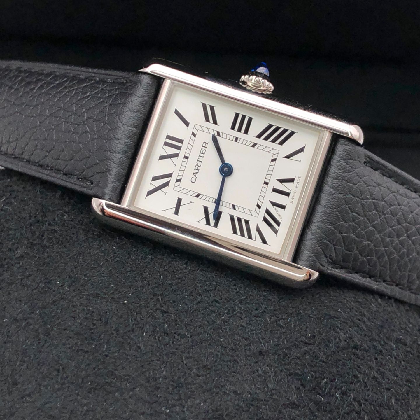 Cartier Tank WSTA0041 (2023) - Zilver wijzerplaat 34mm Staal (7/7)