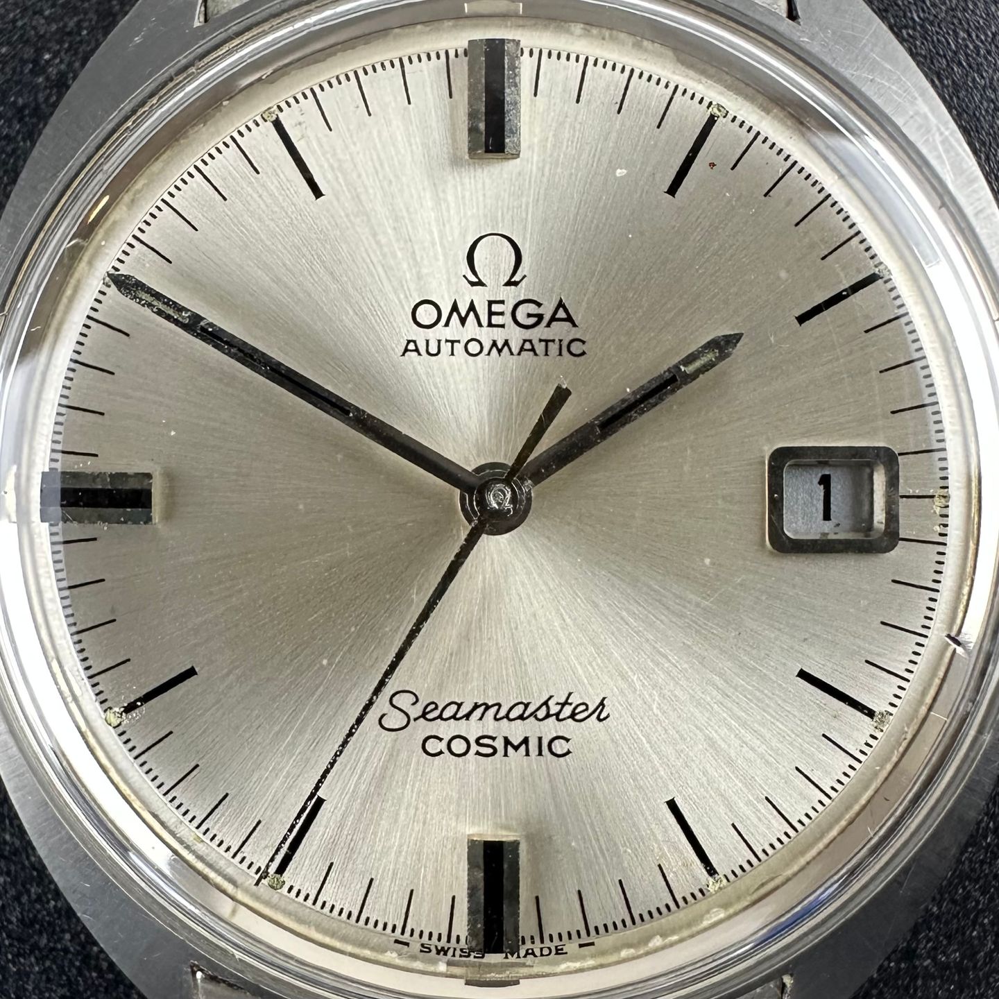 Omega Seamaster Cosmic 166.026 (1970) - White dial 35 mm Steel case (8/8)