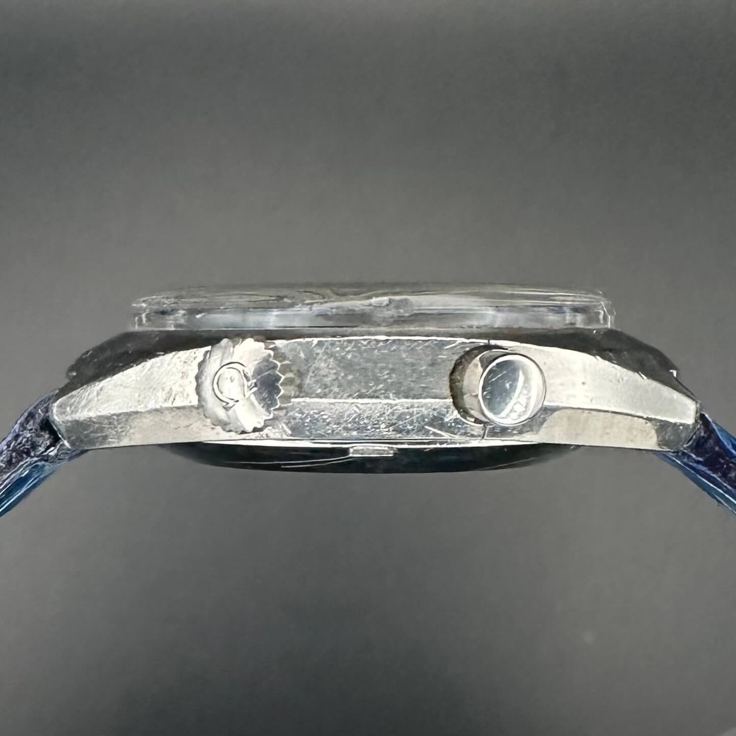 Omega Genève 145.009 (1968) - Blue dial 36 mm Steel case (4/8)