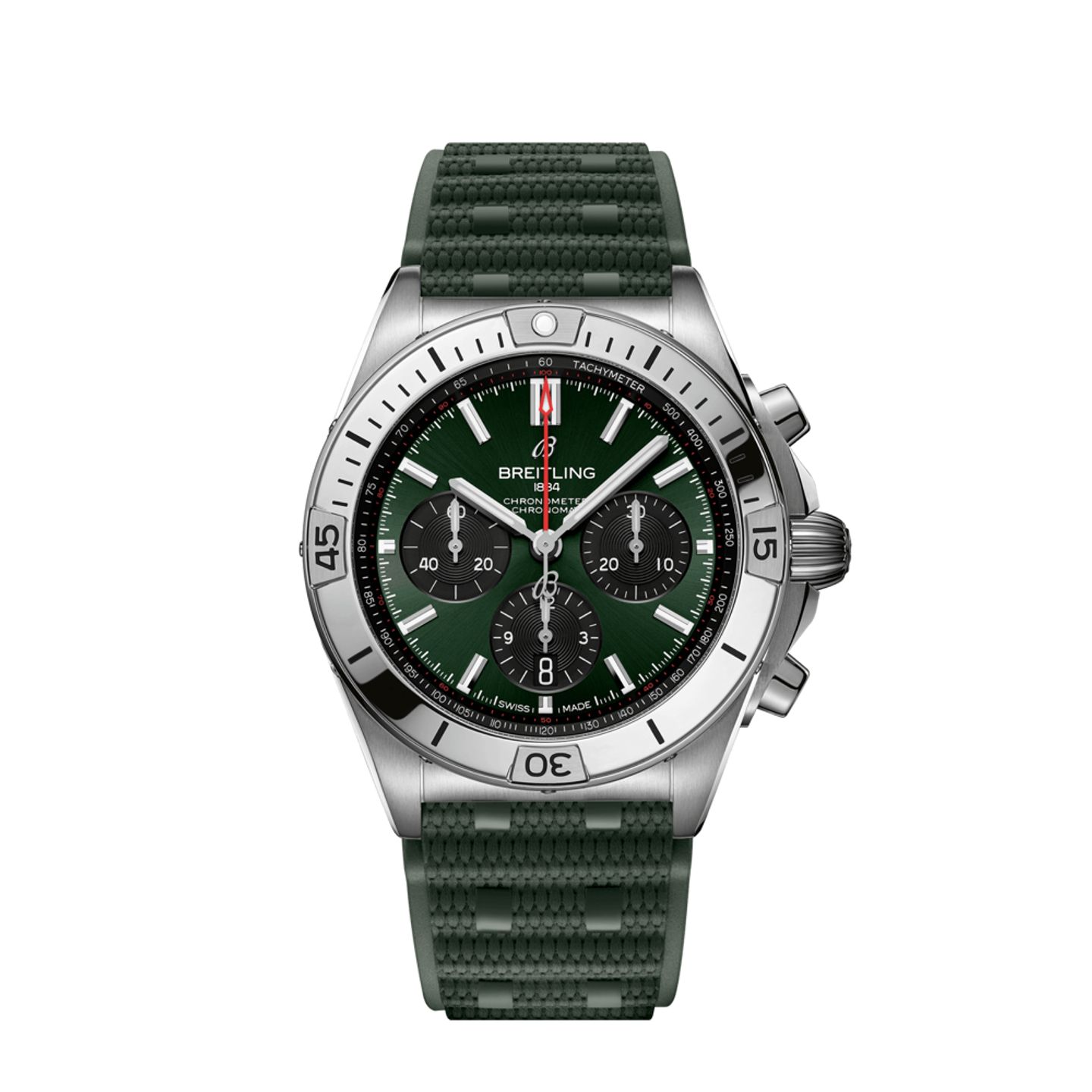 Breitling Chronomat 42 AB0134101L2S1 (2024) - Groen wijzerplaat Onbekend Staal (1/1)