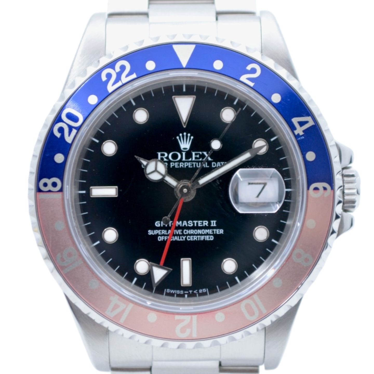 Rolex GMT-Master II 16710 (1990) - Black dial 40 mm Steel case (1/8)