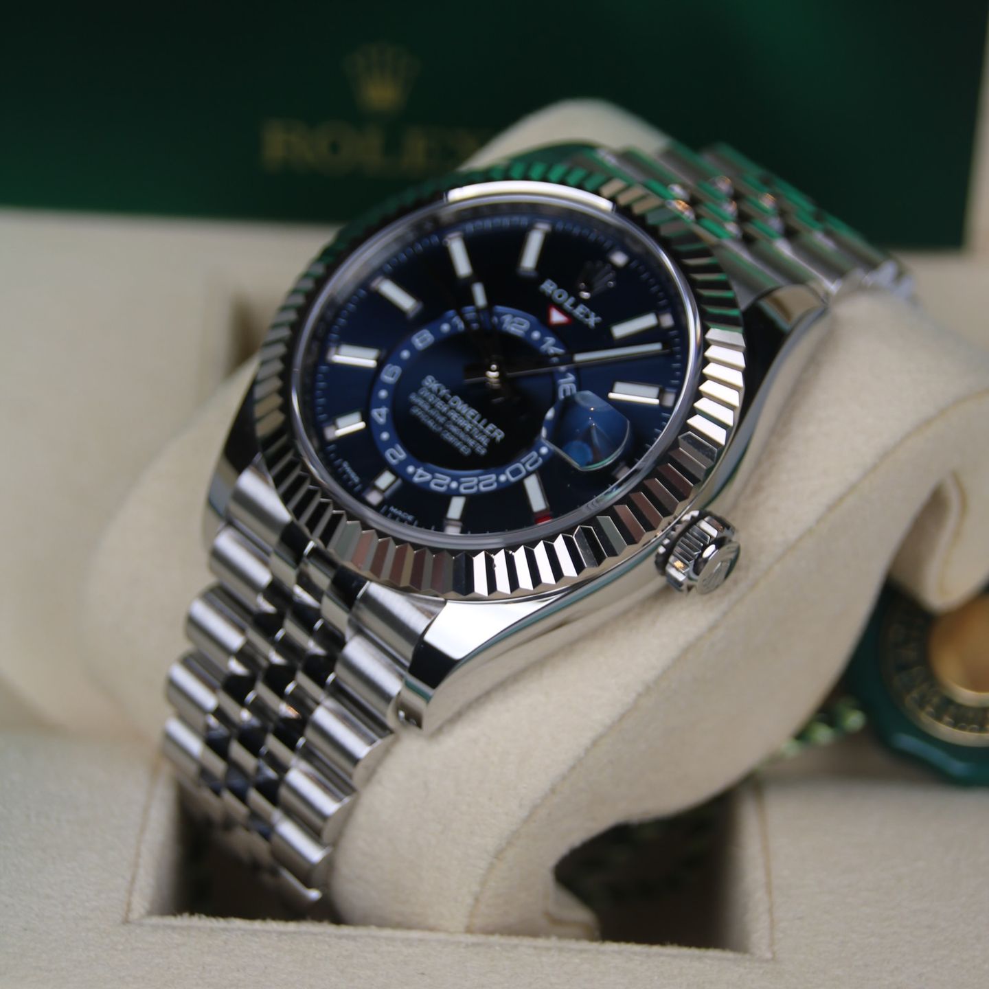 Rolex Sky-Dweller 326934 (2022) - Blauw wijzerplaat 42mm Staal (6/7)