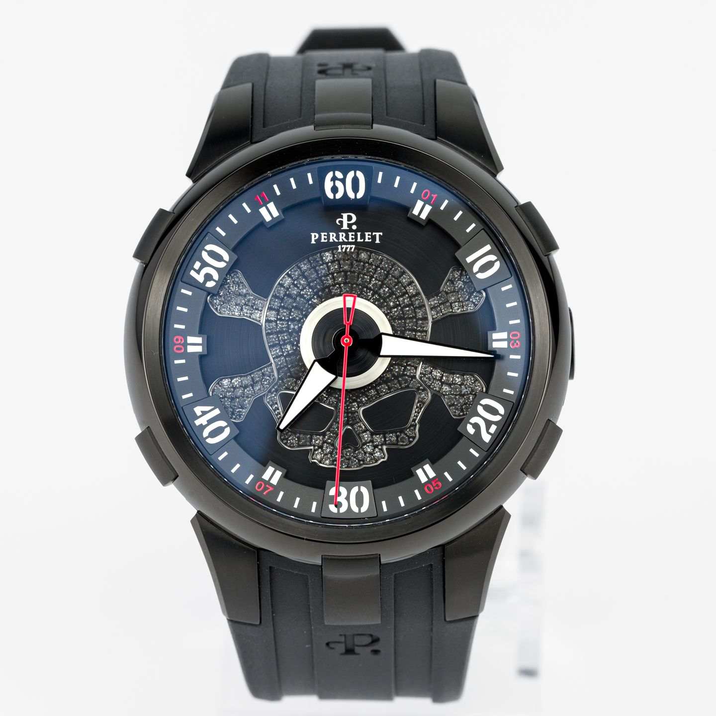 Perrelet Turbine XL A4032/1 (Unknown (random serial)) - Black dial 48 mm Steel case (1/8)