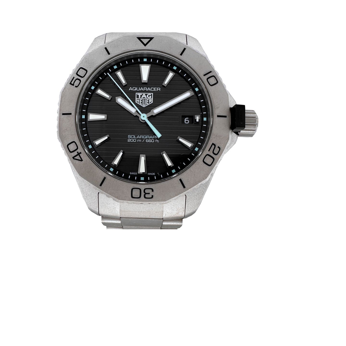 TAG Heuer Aquaracer WBP1180.BF0000 (2024) - Zwart wijzerplaat 40mm Titanium (5/8)