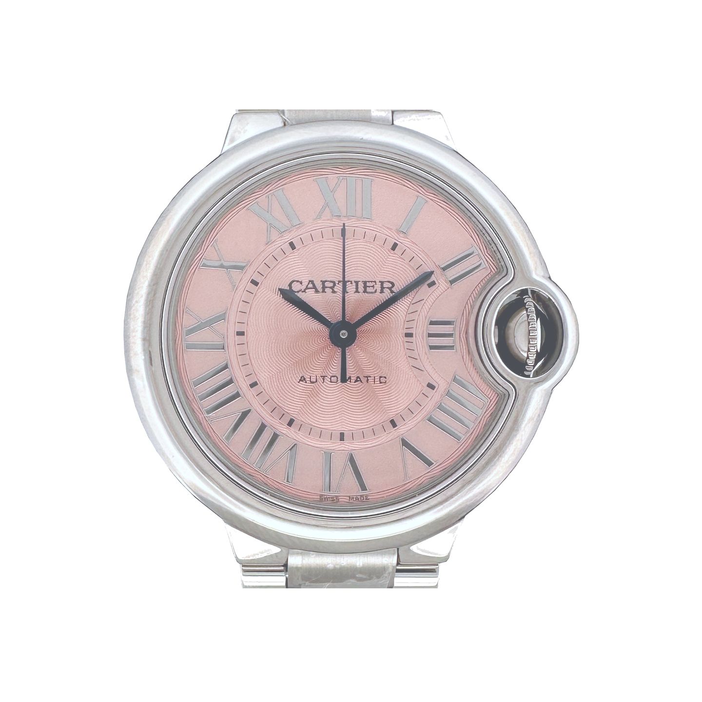 Cartier Ballon Bleu 33mm WSBB0046 (2021) - Roze wijzerplaat 33mm Staal (1/8)