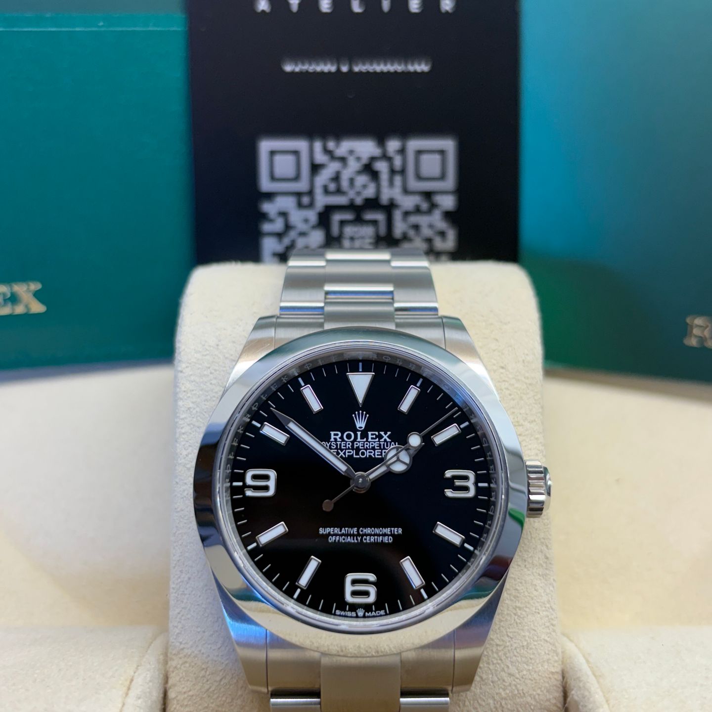 Rolex Explorer 224270 (2024) - Zwart wijzerplaat 40mm Staal (1/6)