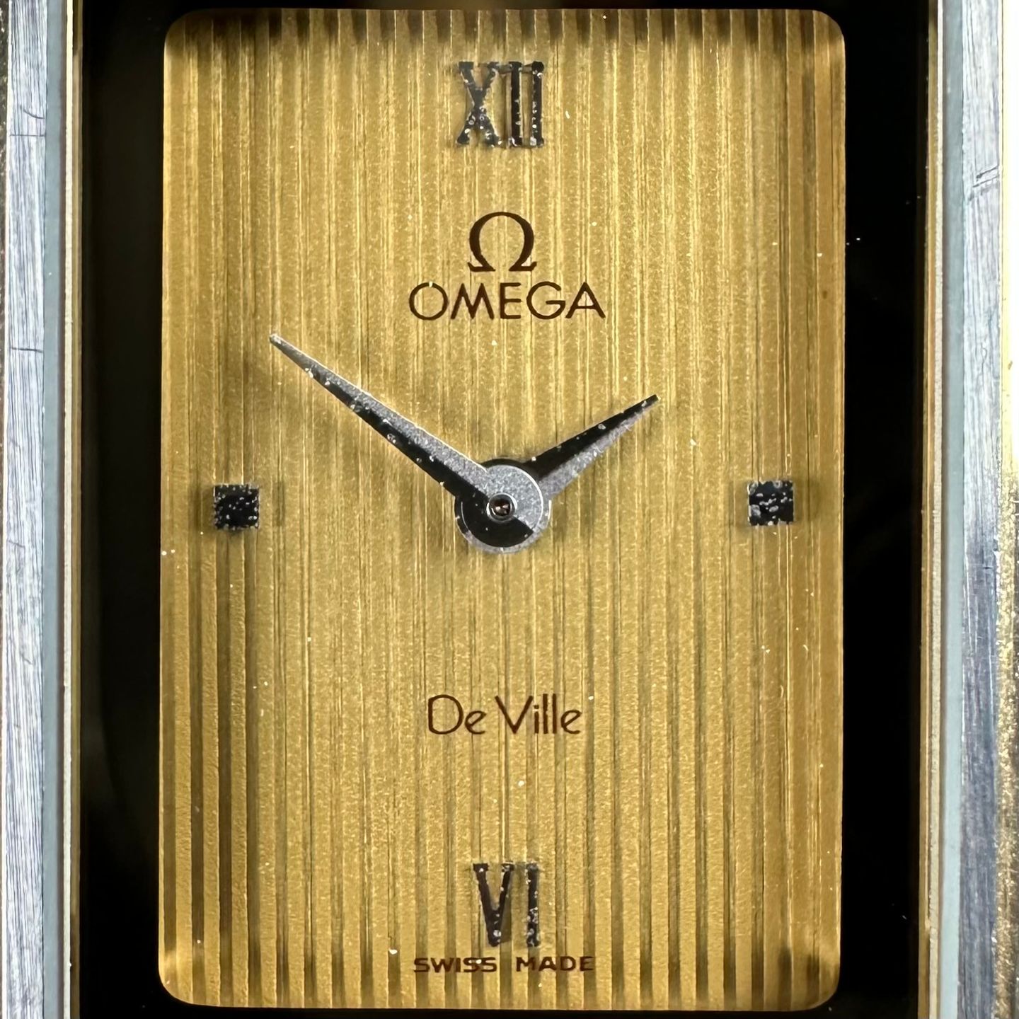 Omega De Ville 591.0264 (1982) - Gold dial 19 mm Gold/Steel case (8/8)