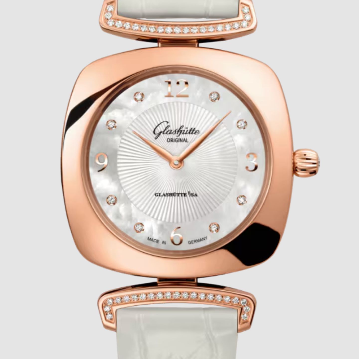 Glashütte Original Pavonina 1-03-02-04-05-30 (2023) - White dial 31 mm Rose Gold case (1/1)