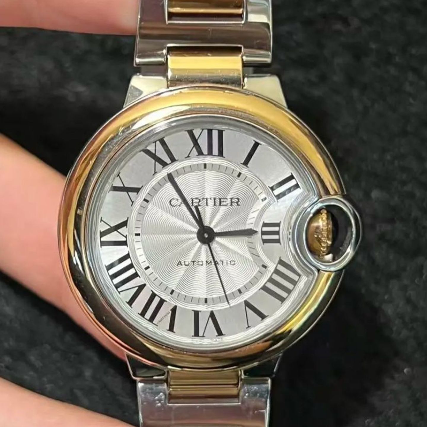 Cartier Ballon Bleu W2BB0038 (2025) - Silver dial 37 mm Gold/Steel case (1/3)