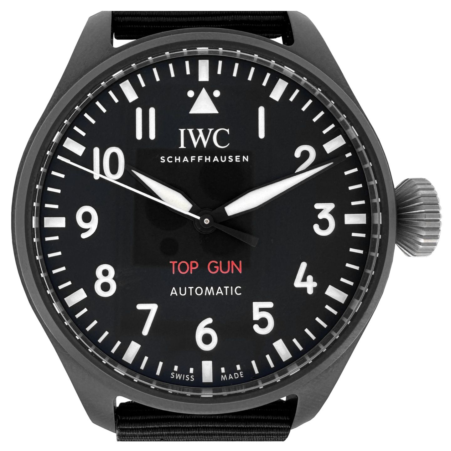 IWC Big Pilot Top Gun IW329801 (2022) - Black dial 44 mm Ceramic case (1/8)