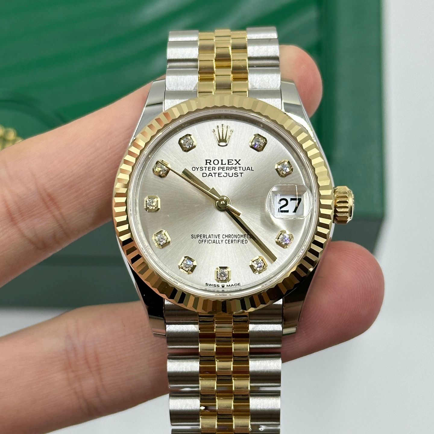 Rolex Datejust 31 278273 (2025) - Zilver wijzerplaat 31mm Staal (1/5)