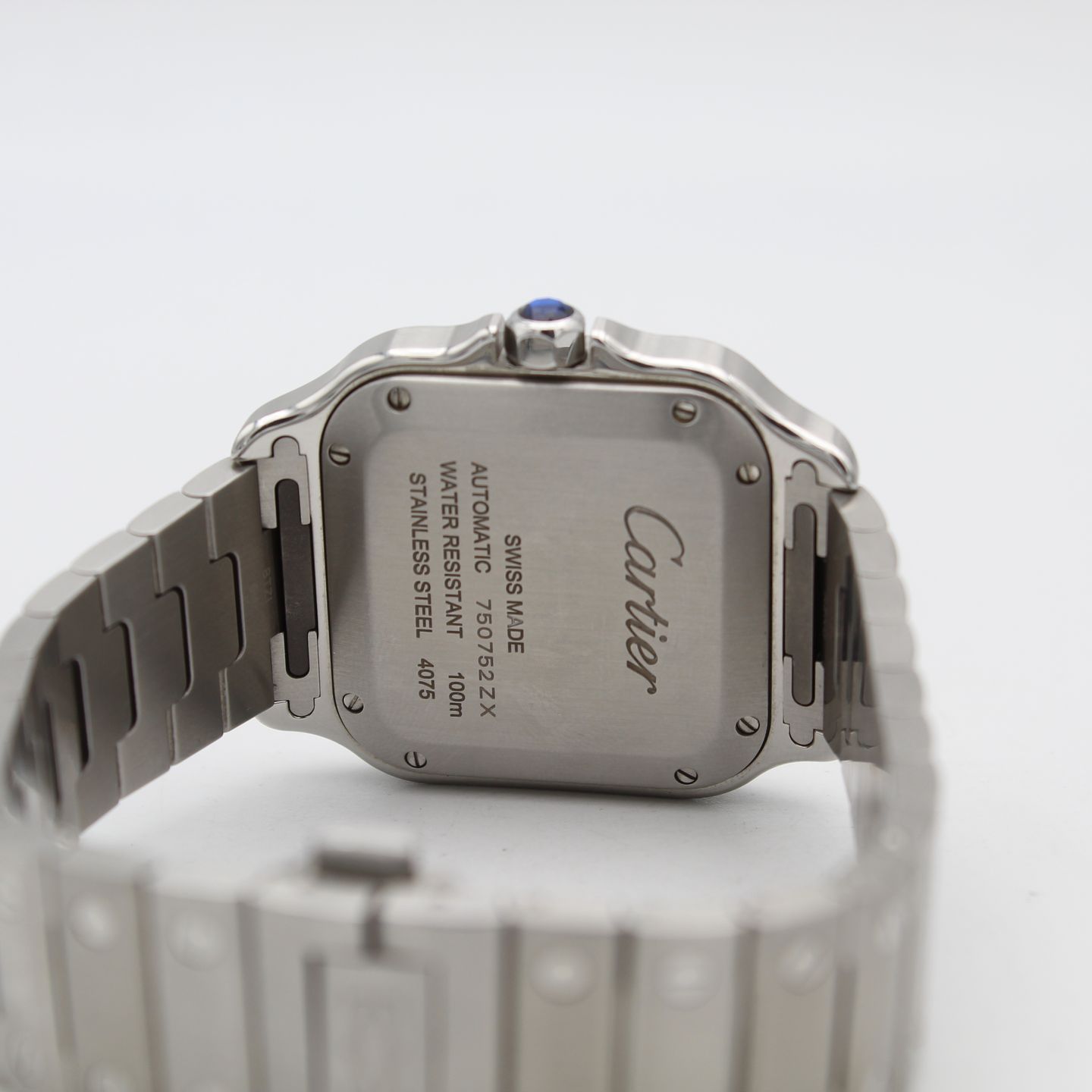 Cartier Santos WSSA0029 (2020) - Silver dial 35 mm Steel case (8/8)