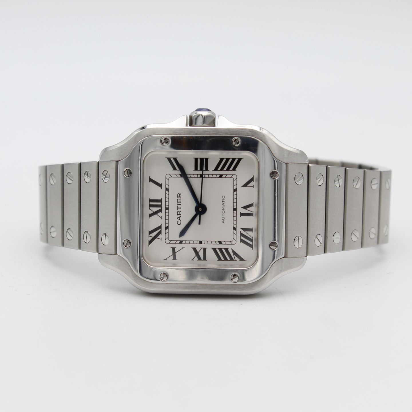 Cartier Santos WSSA0029 (2020) - Zilver wijzerplaat 35mm Staal (5/8)