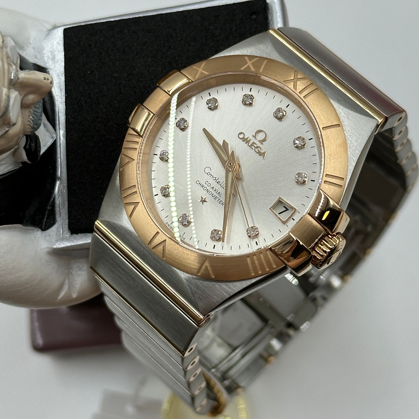 Omega Constellation Ladies 123.20.35.20.52.001 (2023) - Zilver wijzerplaat 35mm Goud/Staal (1/8)