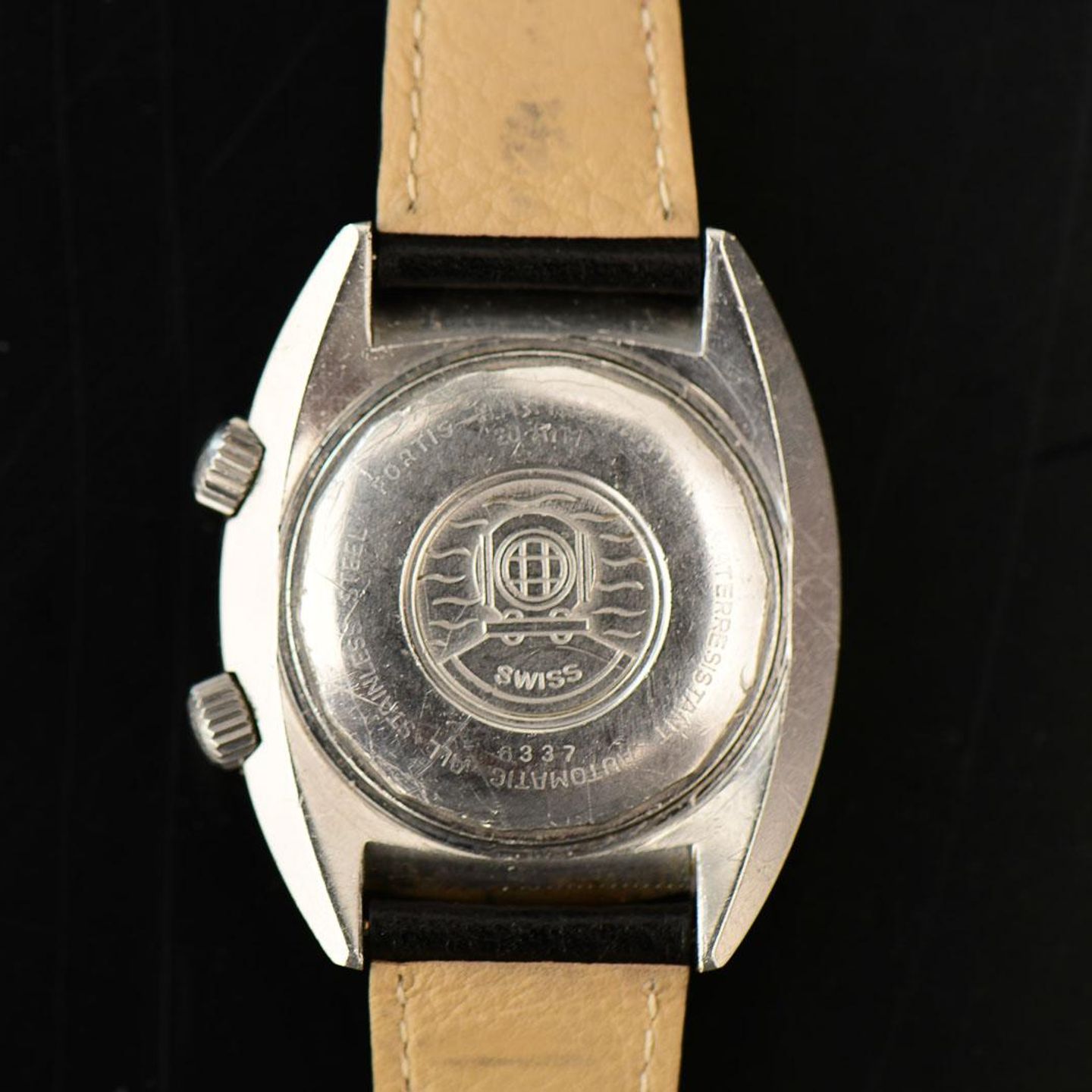 Fortis Marinemaster Unknown (1970) - Zwart wijzerplaat 42mm Staal (7/8)