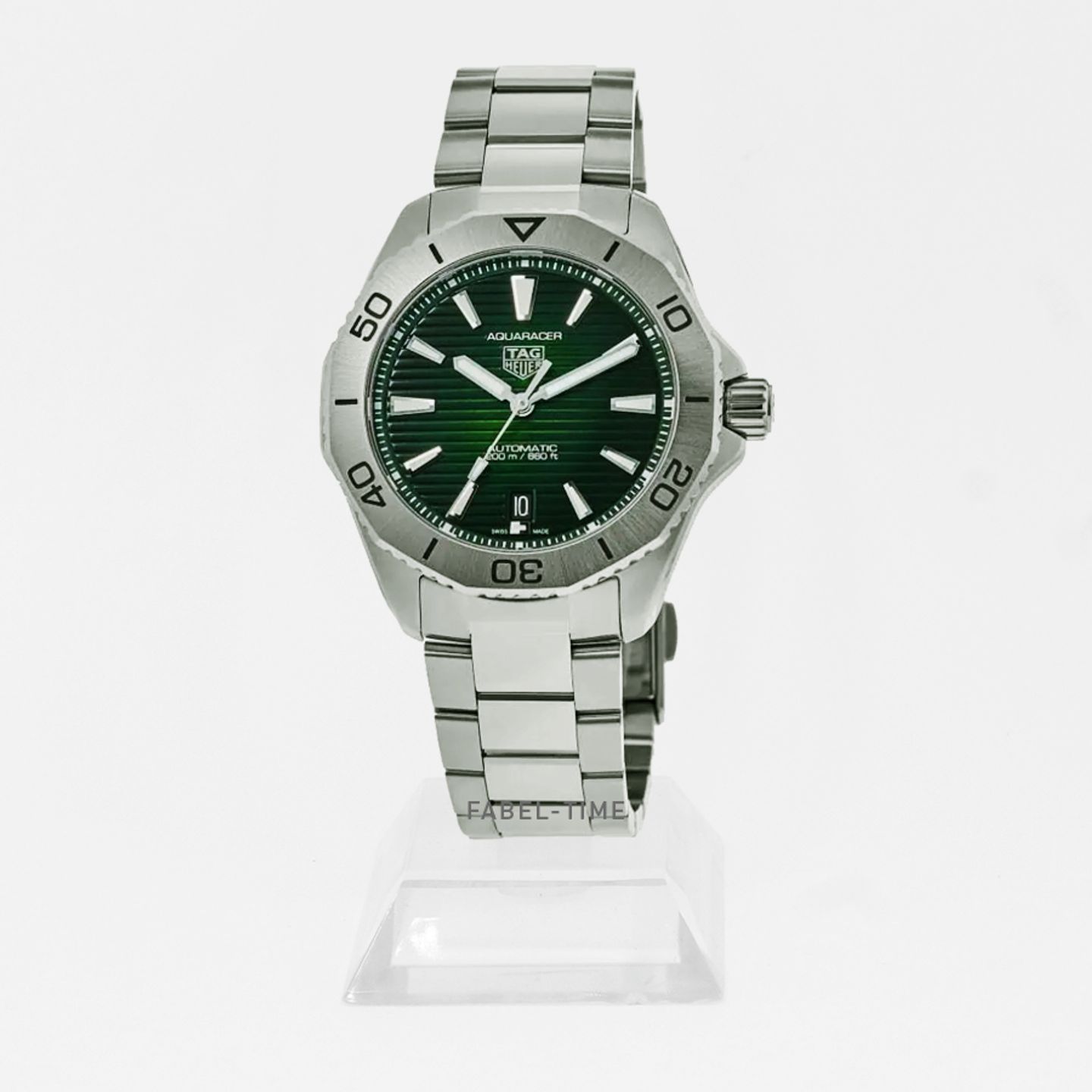 TAG Heuer Aquaracer WBP2115.BA0627 (2024) - Green dial 40 mm Steel case (1/1)