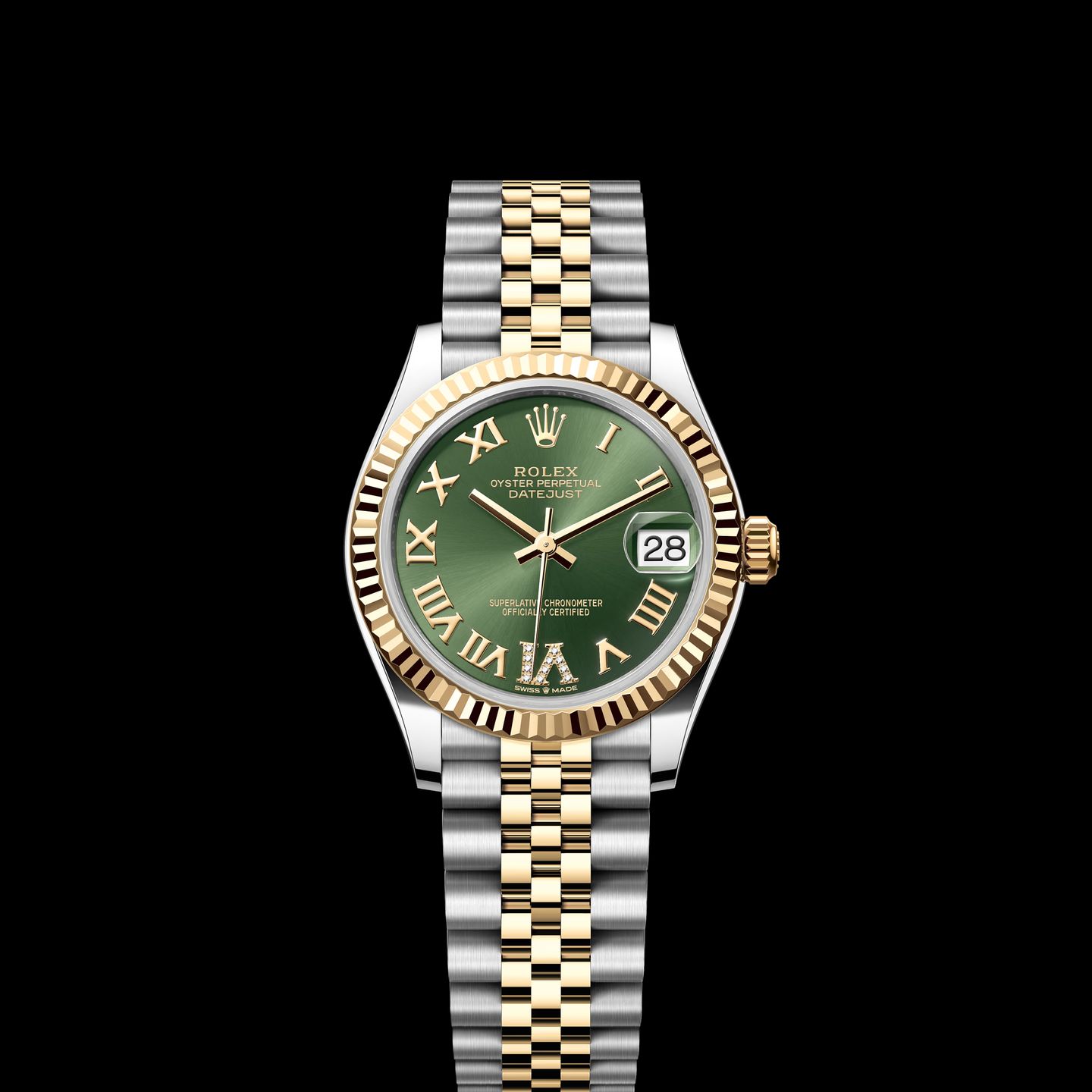 Rolex Datejust 31 278273 (2024) - Green dial 31 mm Steel case (1/1)