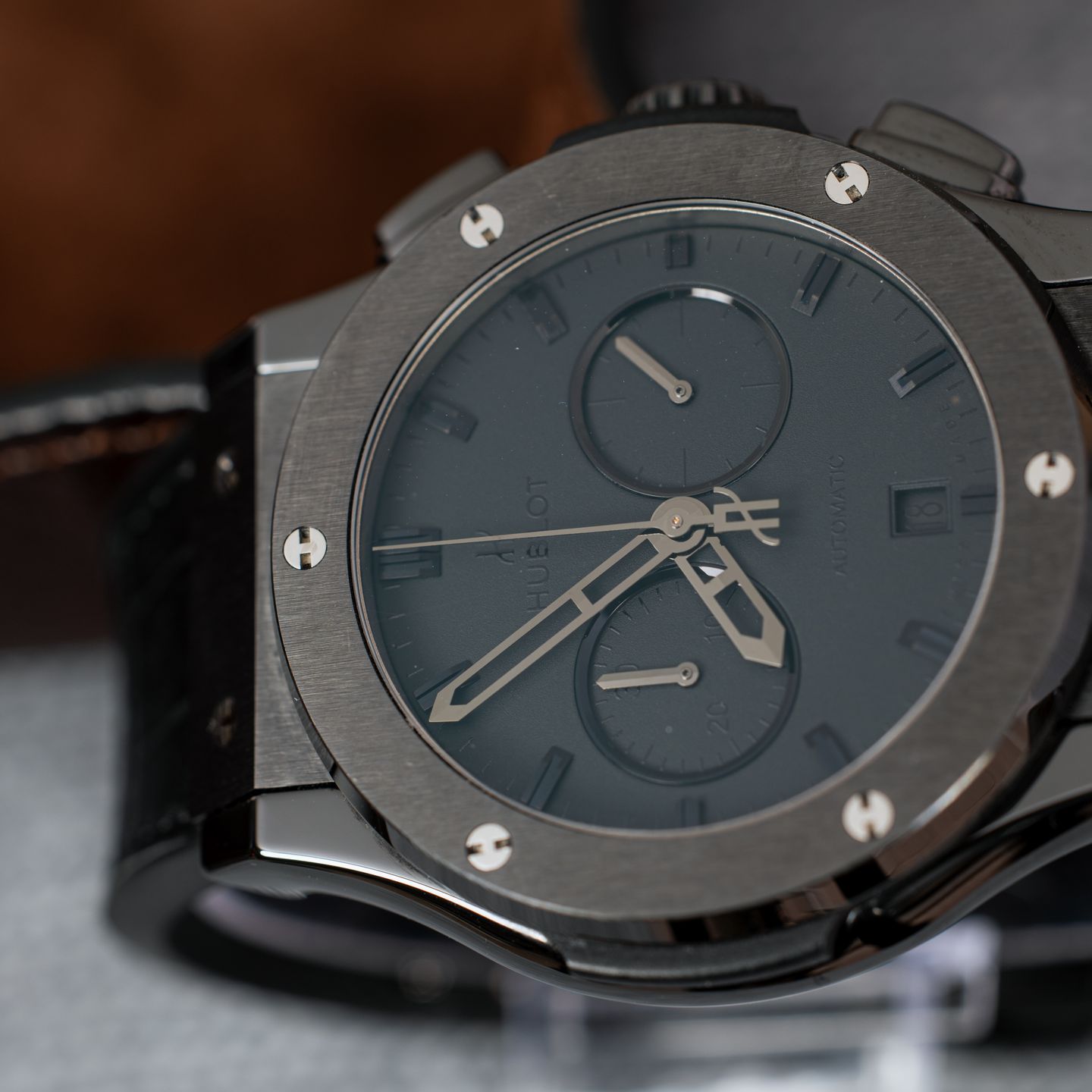 Hublot Classic Fusion Chronograph 541.CM.1171.RX (2015) - Black dial 42 mm Ceramic case (5/6)