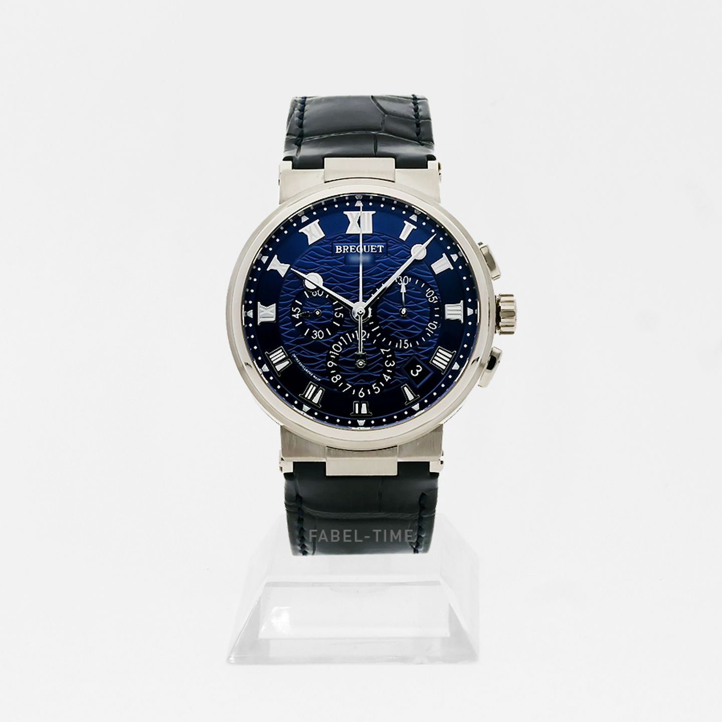 Breguet Marine 5527TI/Y1/9WV (2024) - Blauw wijzerplaat 42mm Titanium (1/1)