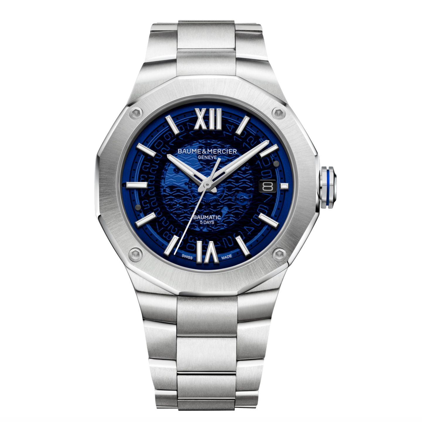 Baume & Mercier Riviera M0A10616 (2025) - Blue dial 42 mm Steel case (1/1)