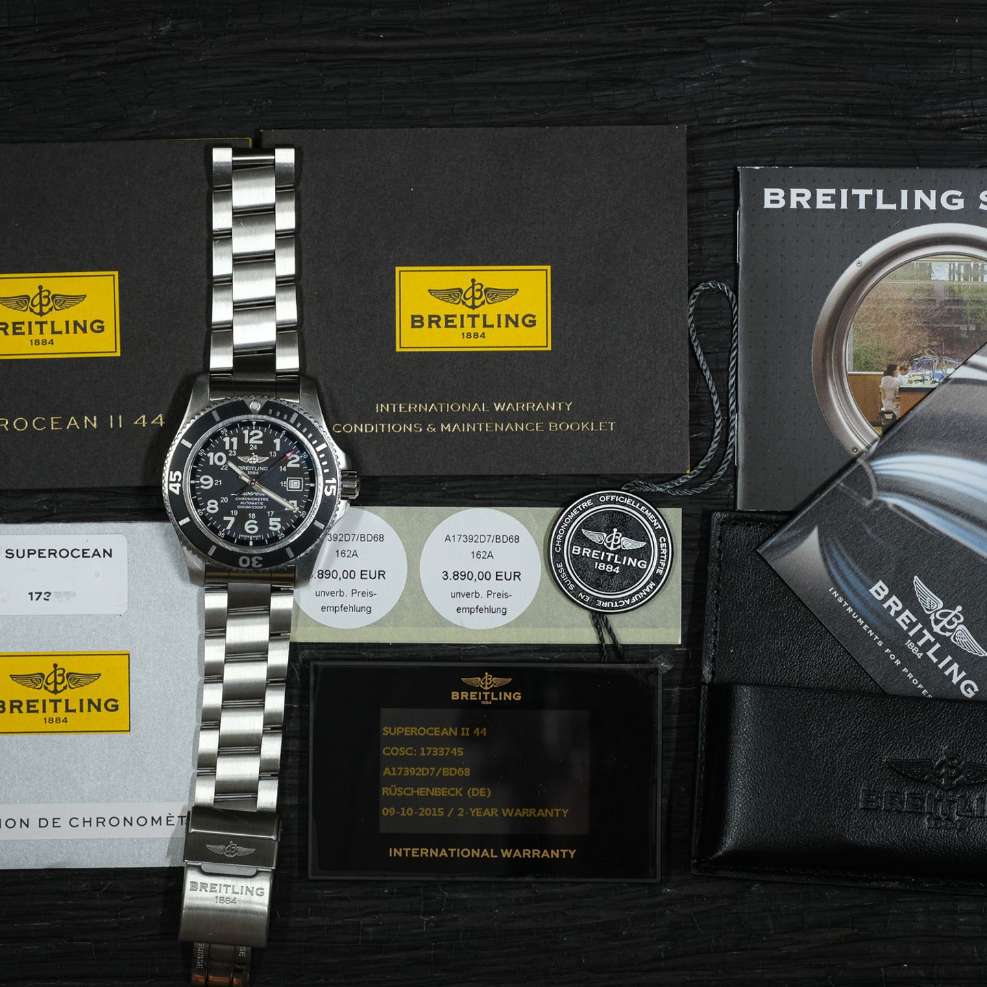 Breitling Superocean II 44 A17392 (2015) - Black dial 44 mm Steel case (4/8)