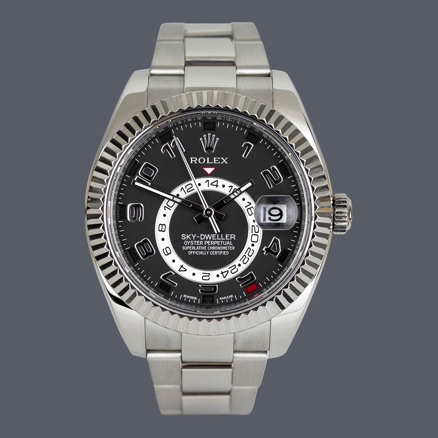 Rolex Sky-Dweller 326939 (2016) - Zwart wijzerplaat 42mm Witgoud (1/1)