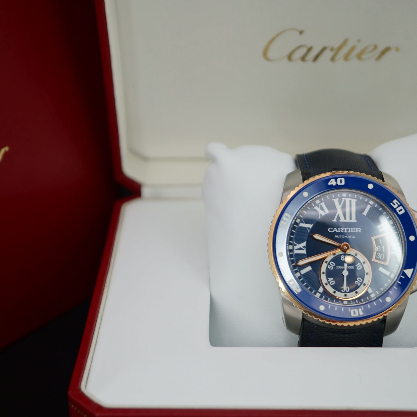 Cartier Calibre de Cartier Diver W2CA0008 (2022) - Blauw wijzerplaat 42mm Staal (2/5)