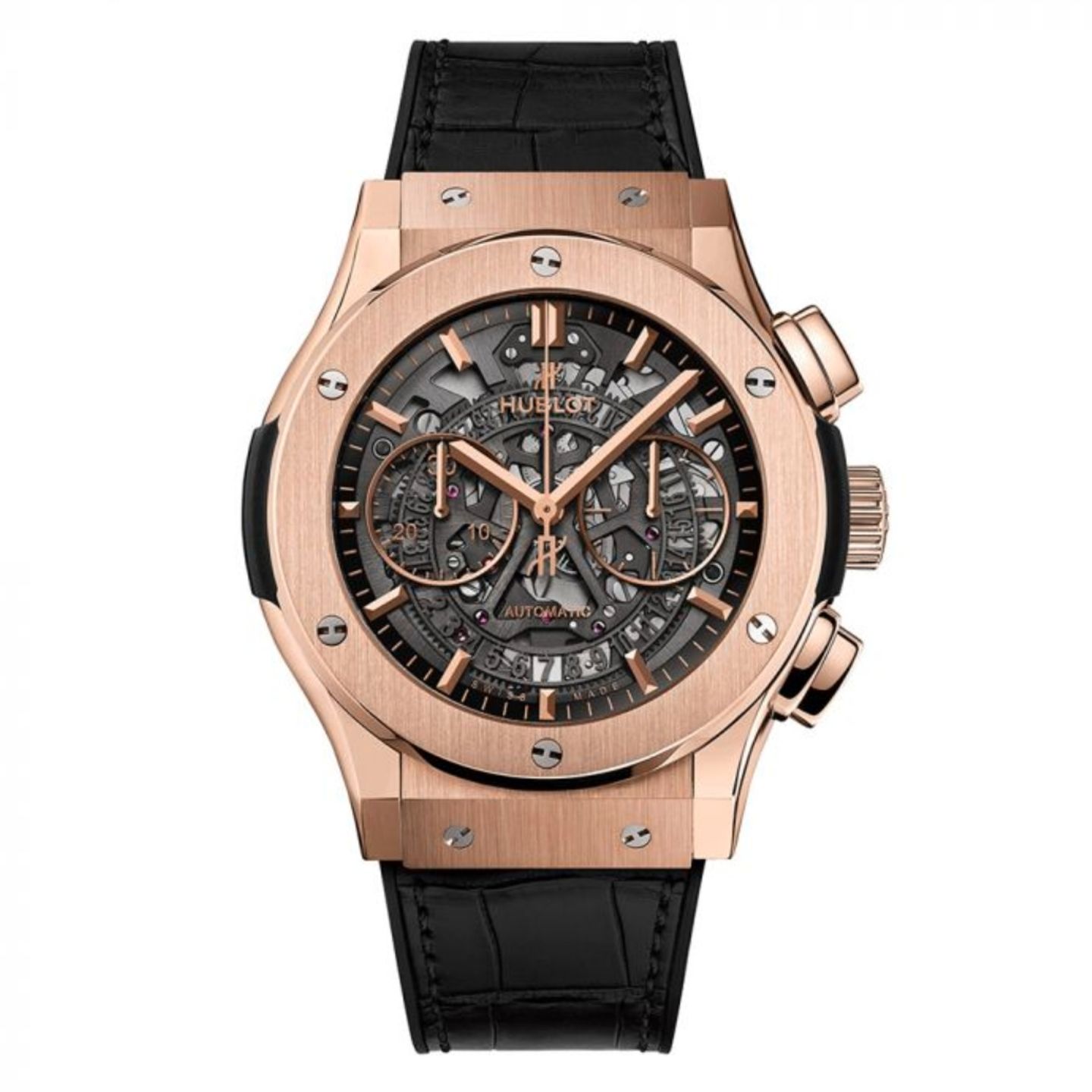 Hublot Classic Fusion Aerofusion 525.ox.0180.lr (2023) - Transparent dial 45 mm Rose Gold case (1/1)