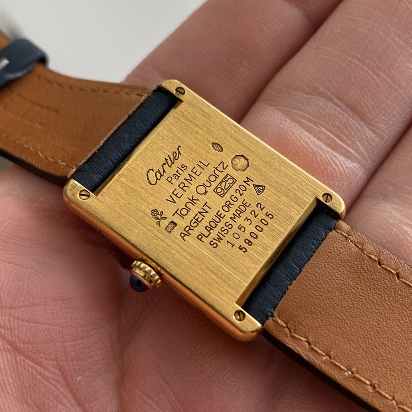 Cartier Tank Vermeil 590005 - (2/4)