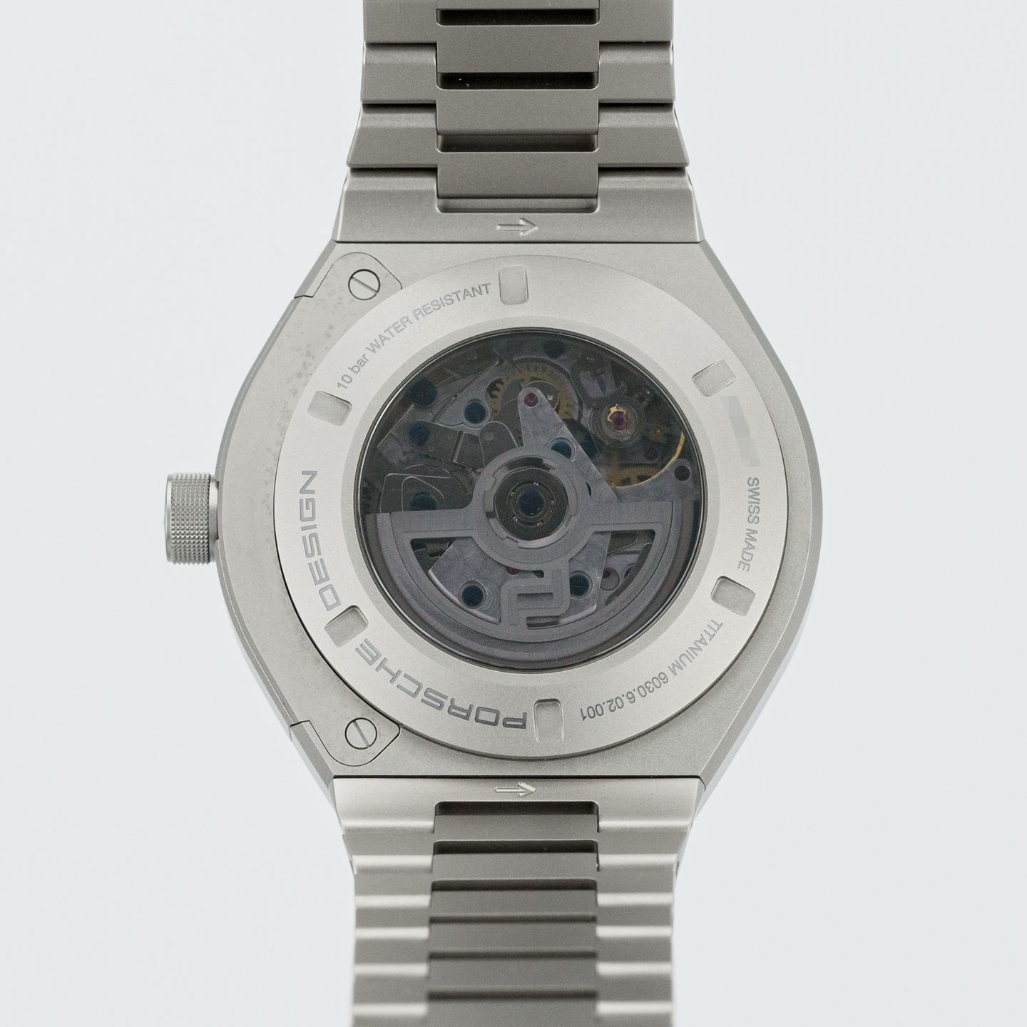 Porsche Design Monobloc Actuator 6030.602001.025 (2022) - Zwart wijzerplaat 45mm Titanium (5/8)