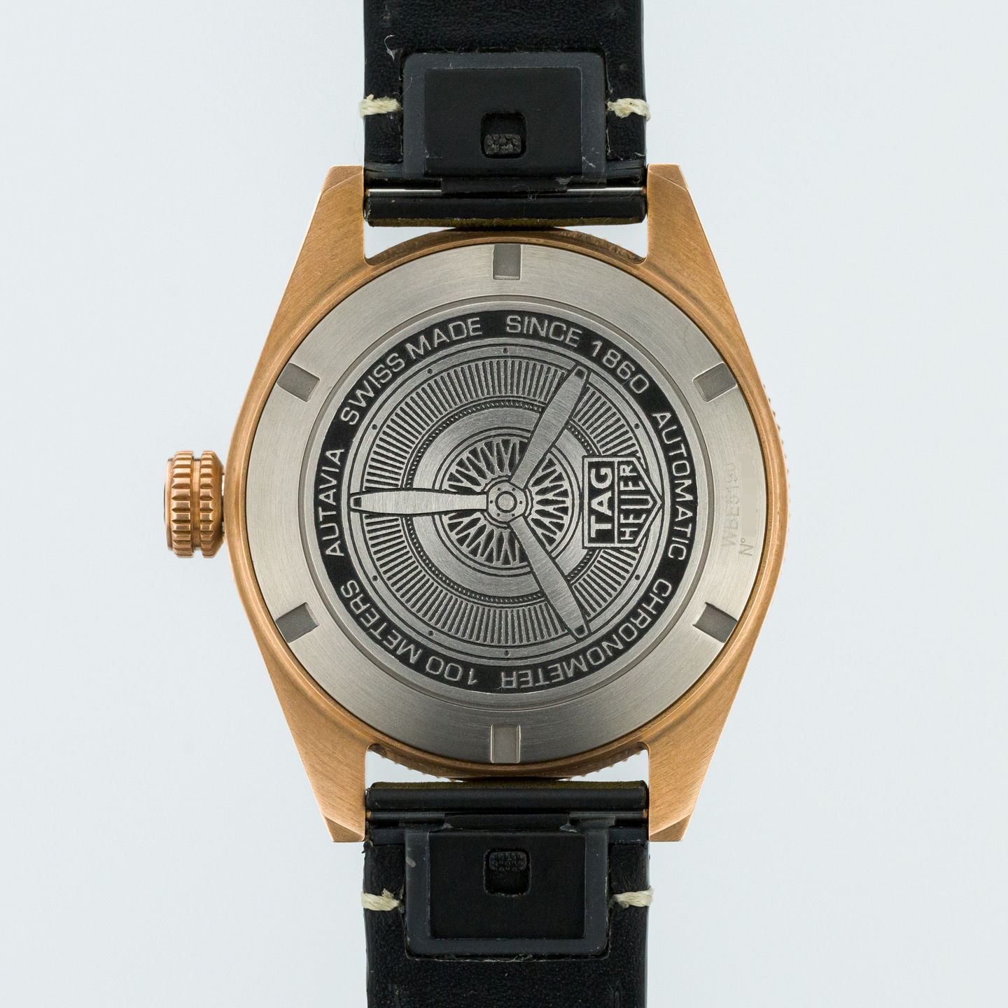 TAG Heuer Autavia WBE5190.FC8268 (Unknown (random serial)) - Green dial 42 mm Bronze case (5/8)