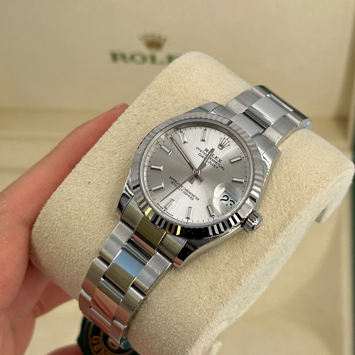 Rolex Datejust 31 278274 (2024) - Zilver wijzerplaat 31mm Staal (4/8)