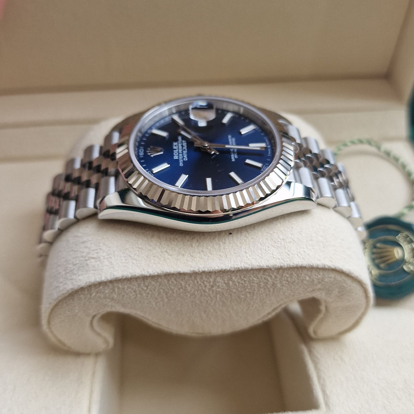 Rolex Datejust 41 126334 (2024) - Blauw wijzerplaat 41mm Staal (5/6)